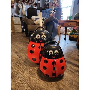 Heys Luggage Travel Tots Ladybug 2-Piece Set. Suitcase‎ And Backpack